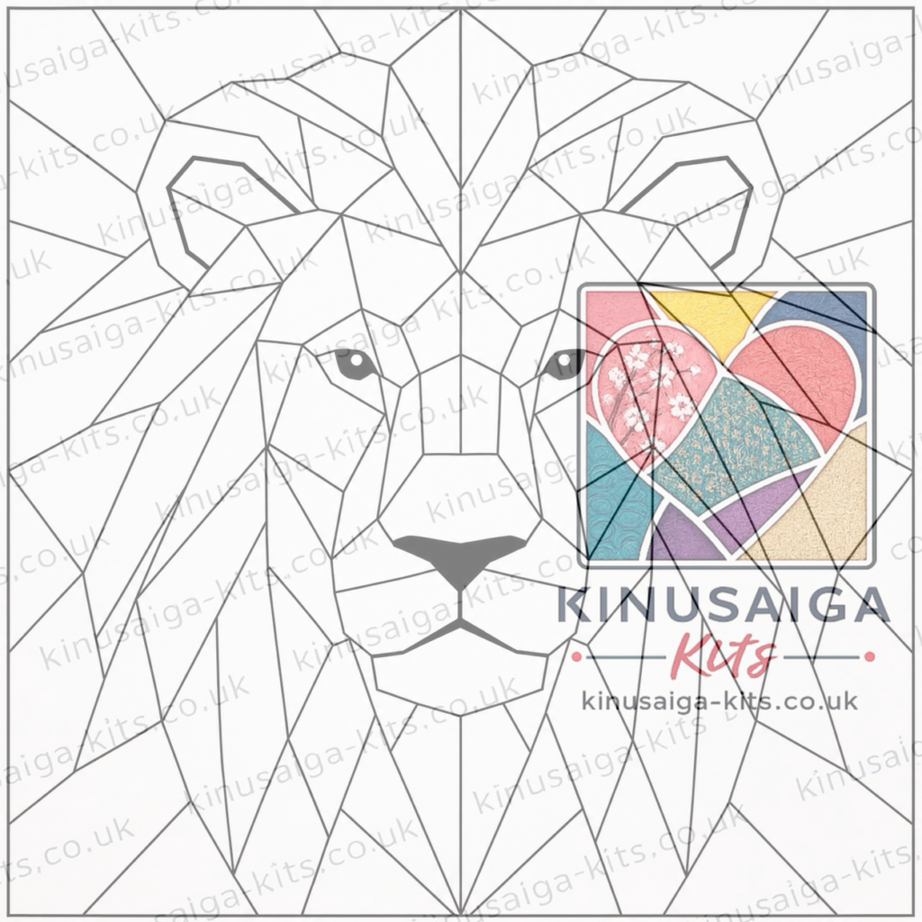 Store New kinusaiga geometric lion adventurous