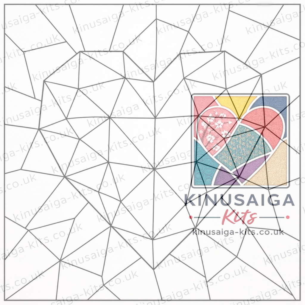 Store New geometric heart kinusaiga