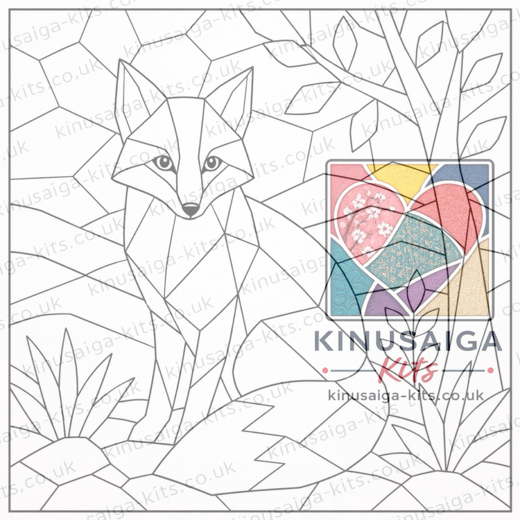 Store New kinusaiga geometric fox adventurous
