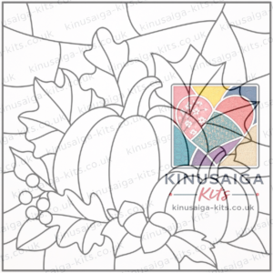 kinusaiga pumpkins and leaves autumn intermediate